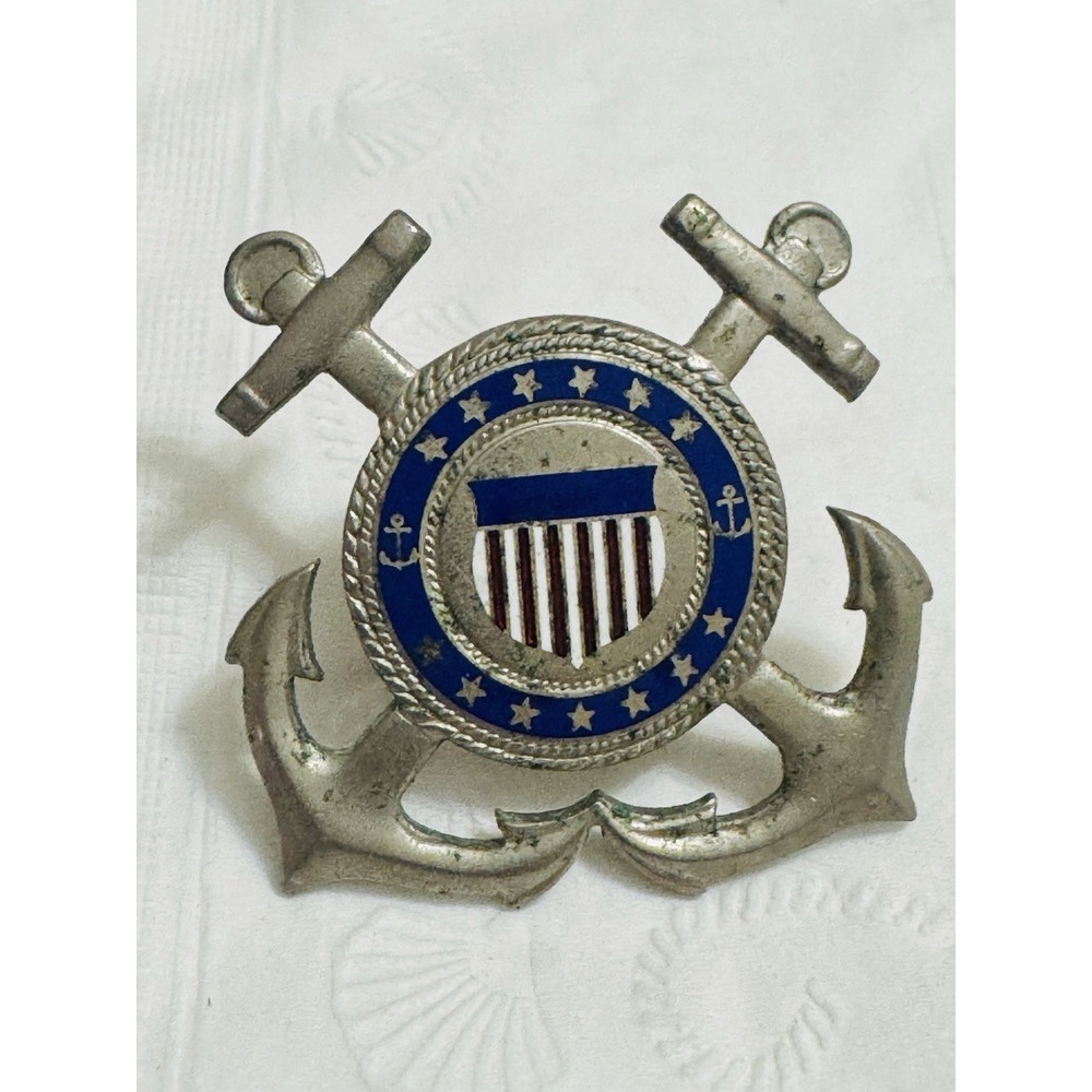 WWII USMs Commission, USMS Training Cadre CPO/Trainee, Visor Cap Badge